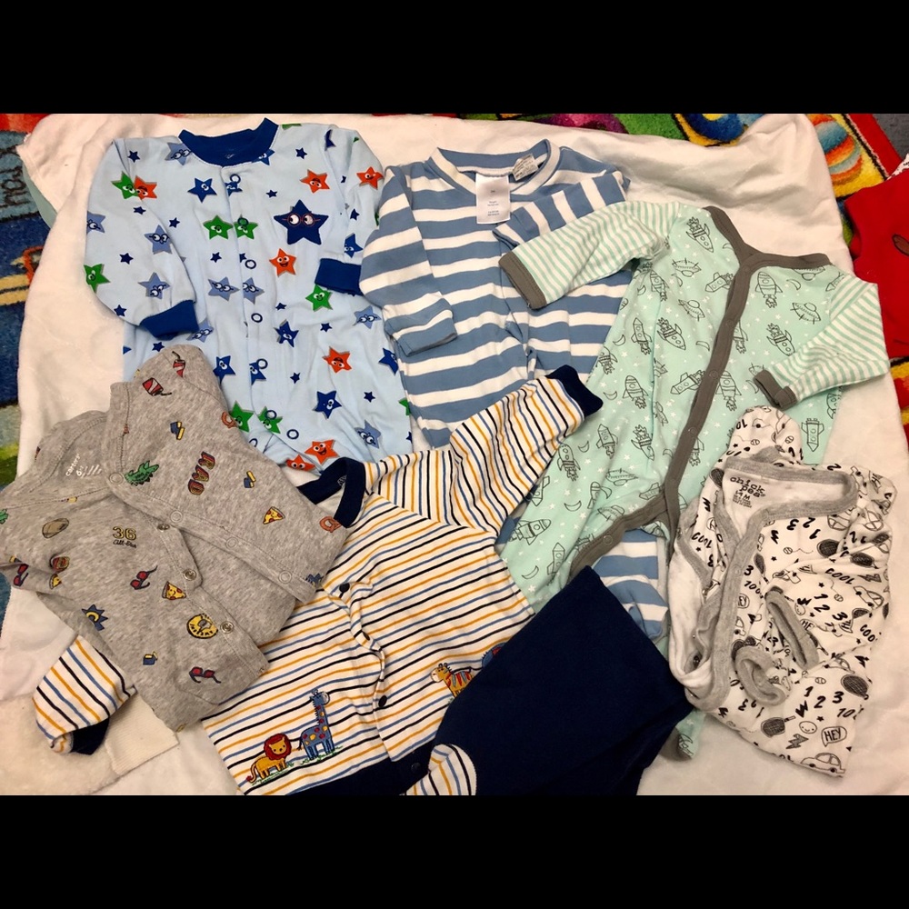 Baby Boy 3-6M Pajamas Sleepers